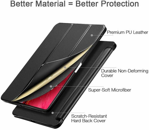 FUNDA PARA IPAD PRO 10,5" / IPAD AIR 2019 FUNCIÓN DE SOPORTE SMART COVER NEGRO - Imagen 5 de 7