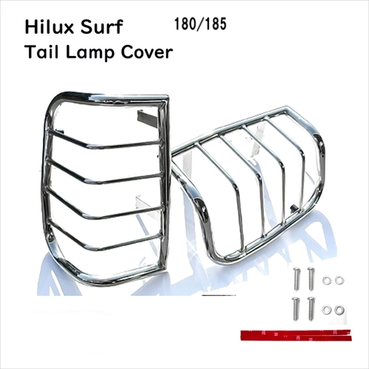 Toyota Hilux Surf 180/185 Stainless Tail Light Guard Tail Lamp