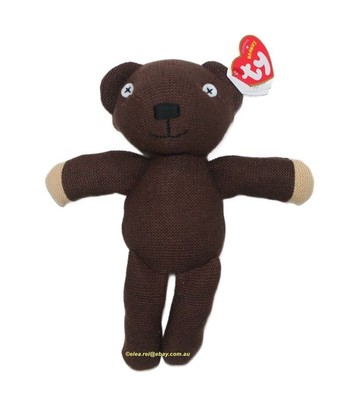 TY Beanie Babies Mr Bean's Teddy Bear UK Exclusive Plush Toy NEW WITH TAG