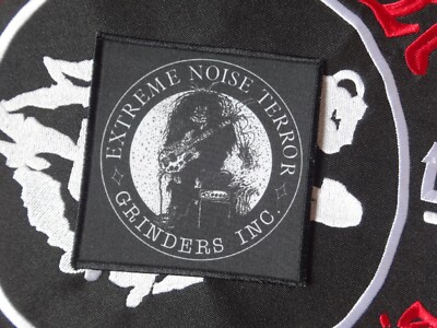 Extreme Noise Terror Patch Aufnaher Kutte Grindcore Napalm Death *