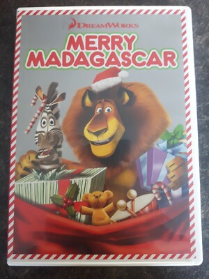 Merry Madagascar 2013 DVD Movie Widescreen Good Condition