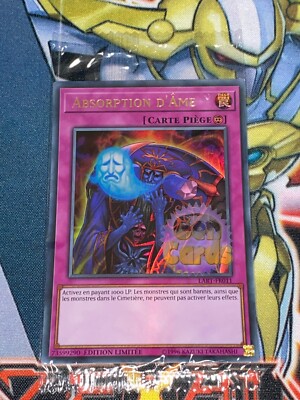 CARTE Yu Gi Oh ABSORPTION D'AME LART-FR011 SCELLEE | eBay