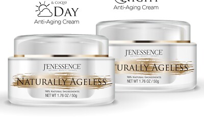 Natural Anti-Aging Facial Rejuvenation Creams, CoQ10, Retinol, Fragrance Free