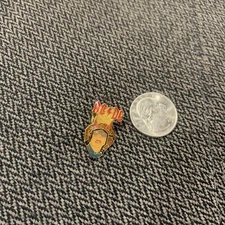 AC DC Vintage Angus Young Pin Back Rare 80s Rock Heavy Metal