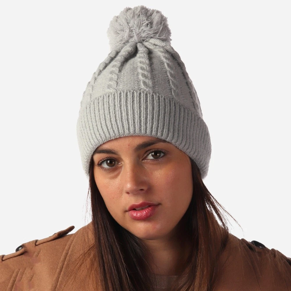 Slouchy cable shop knit beanie