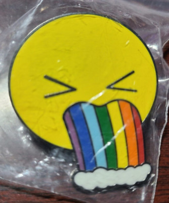 Smiley Face I'm So Happy... Enamel Hat/Lapel Pin Tie Tack Clasp