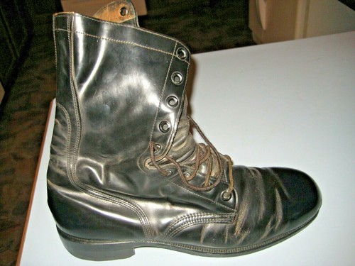 VTG 1976 Genesco 12 Black Leather CIC 