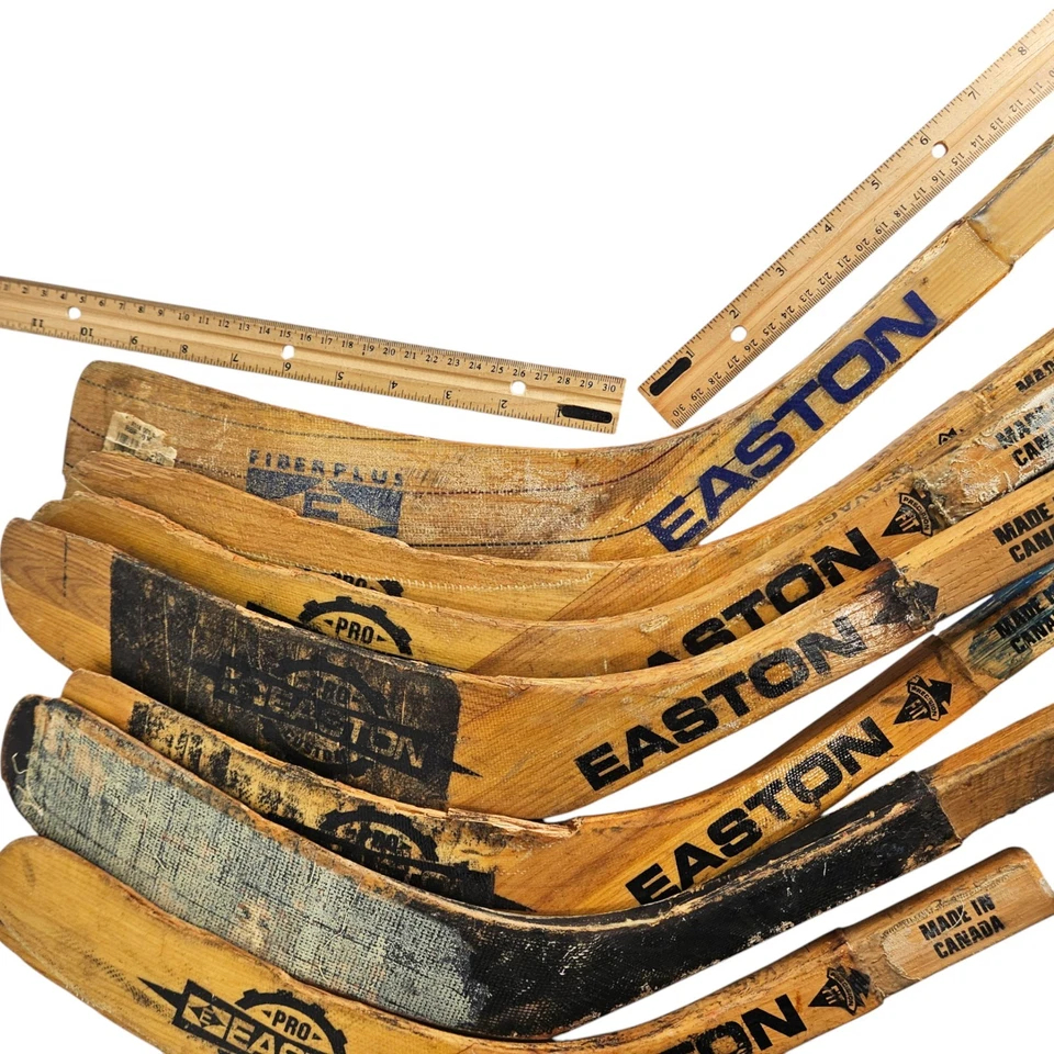 Need Repairs - 8 Pc Lot Vintage Easton & Koho LH Adult Hockey SR Stick Blade - Image 3 of 4