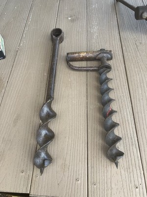 GREAT Vintage Farm Tool Barn BEAM Auger Bits 2