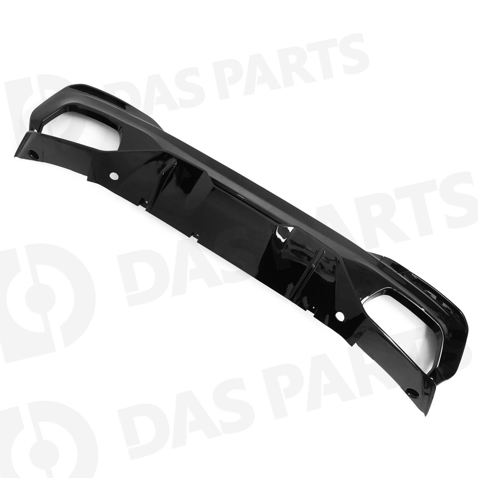 Gloss Black M550i Style Rear Bumper Diffuser For 2017-23 BMW G30 G38 ...
