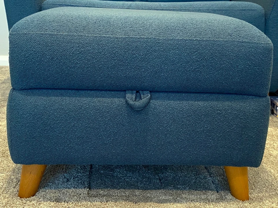 DFS French Connection Studio - Storage Footstool - Ocean Boucle - Image 4 of 4