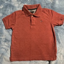 Tommy Hilfiger Boy Toddler Burgundy Polo Tshirt Size 2T