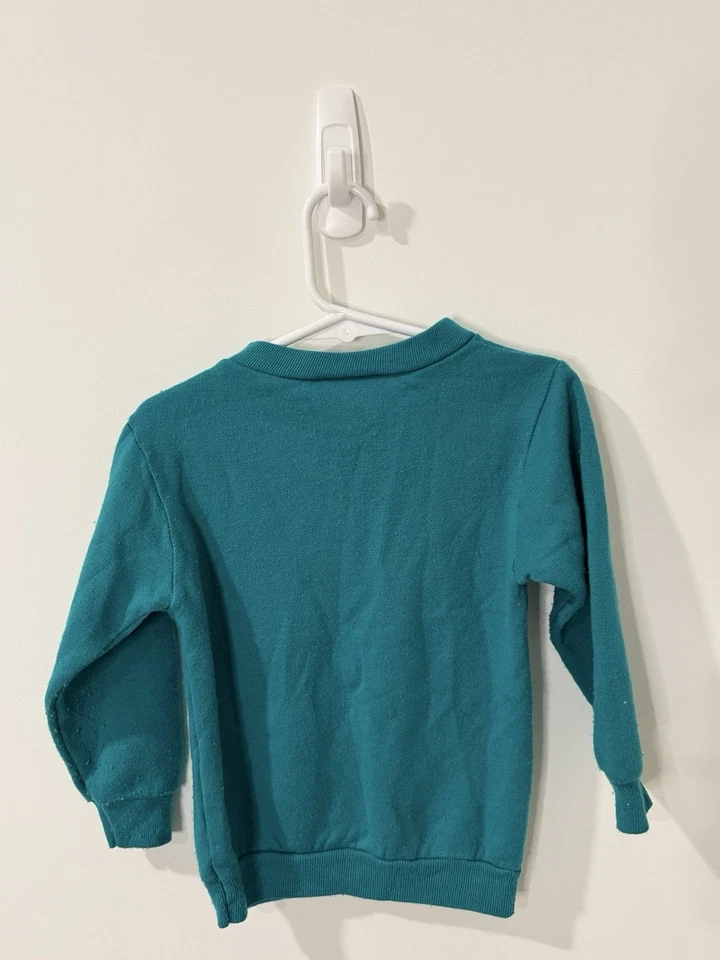 Disney The Little Mermaid Toddler Crewneck Sweater Vintage 90s - Image 2 of 4