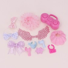 12 pcs LPS Accessories for Mini Pet Toy Bow Collar Skirt Radio Cute Gift Kid