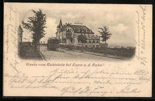 Ansichtskarte Essen, Gasthof Ruhrstein mit St...