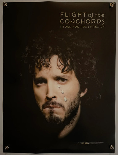 Flight Of The Conchords I Told You I Was Freaky 2009 Promo Poster Bret McKenzie