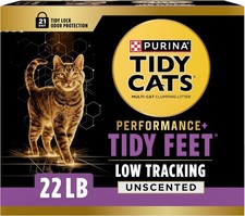 Purina Performance Plus Tidy Feet Low Tracking Unscented Clumping Multi Cat