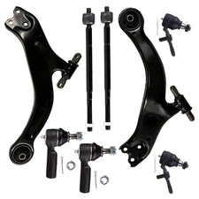 8Pcs For 1998-2003 2004 Toyota Avalon Solara Sienna Control Arms + Tie Rod Ends