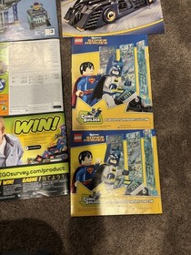 Lego Batman and DC Superheroes instructions Lot: 2X 7782, 7785,6860,6863,7781+