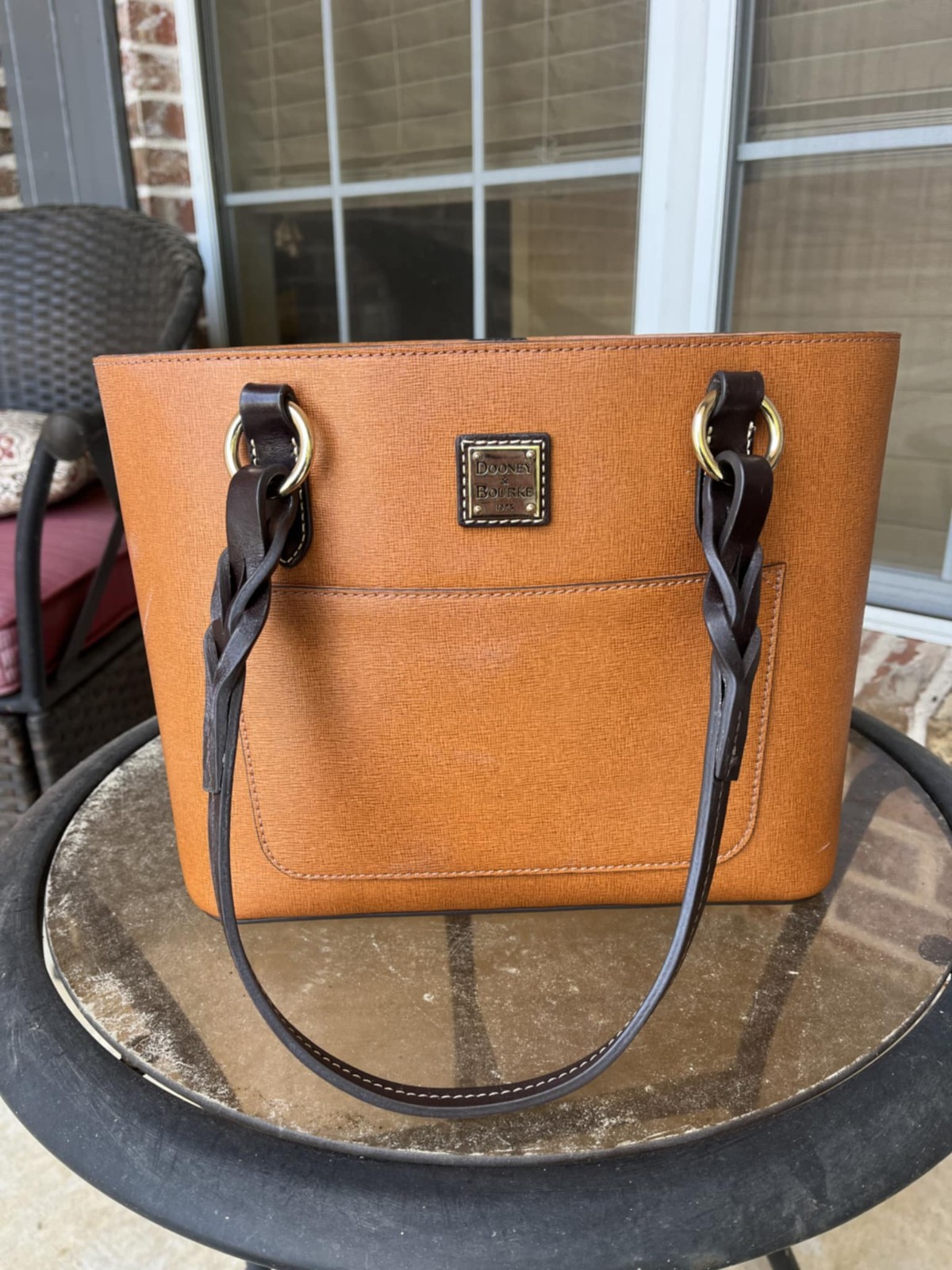 Gently Used Dooney & Bourke Leather Tote Handbag