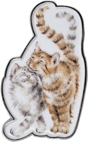 Wrendale Designs Pin Badge - Cat Feline Good