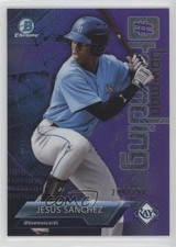 2018 Bowman #Bowman Trending Mega Box Purple Mojo Refractor Jesus Sanchez 0v7