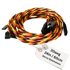 BackBayRC - 20awg Servo Extension Wire - 100 Strands for RC Vehicles, Drones,...