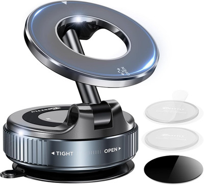 MagSafe Magnetic Car Phone Holder 360° Rotating Vacuum Mount Universal