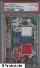 2023 Spectra Rivals Meta Patrick Mahomes II Joe Burrow Dual Patch /25 PSA 7