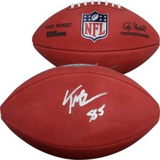 Trey McBride Arizona Cardinals Autographed Duke Full Color Football