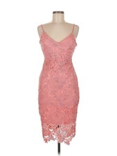 Boohoo Women Pink Cocktail Dress 6