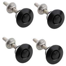 Pack of 4 Universal Aluminum Vehicle Hood Pins 1.25''