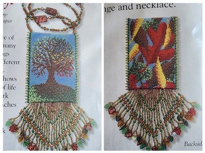 Beading KIT Tree of Life Necklace 2 Sided Amy Loh-Kupser Miyuki Beads 2012