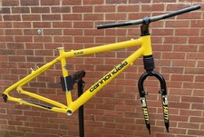 Cannondale CAAD 3 Headshok Fatty 70 Frameset 1990? Vintage Retro MTB 26” Yellow