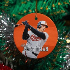 Adley Rutschman Inspired Ceramic Christmas Ornament - Baltimore Fans Tribute