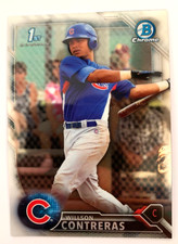 WILLSON CONTRERAS ROOKIE • 2016 Bowman Chrome 1st #BCP16 • SHARP NEW RED SOX RC!