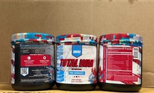 3 PACK REDCON1 TOTAL WAR FREEDOM PUNCH PRE Workout 90 Serv Free Ship 2027 Expiry