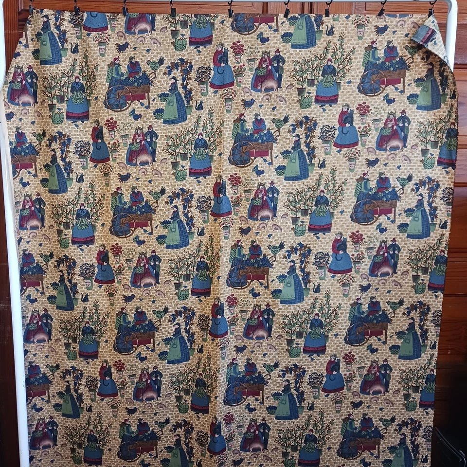 Benartex Market Square Carol Enders Style 850 1 yd 17 in No Stains - Image 2 of 4