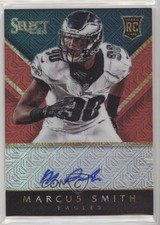 2014 Panini Select Rookie Auto Red Mojo Prizm 4/15 Marcus Smith #RA-MS Auto 0aa