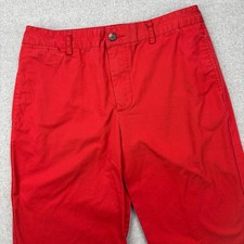 Boys Polo Ralph Lauren Cotton Chino Pants Size 18 Red Preppy Christmas Holiday