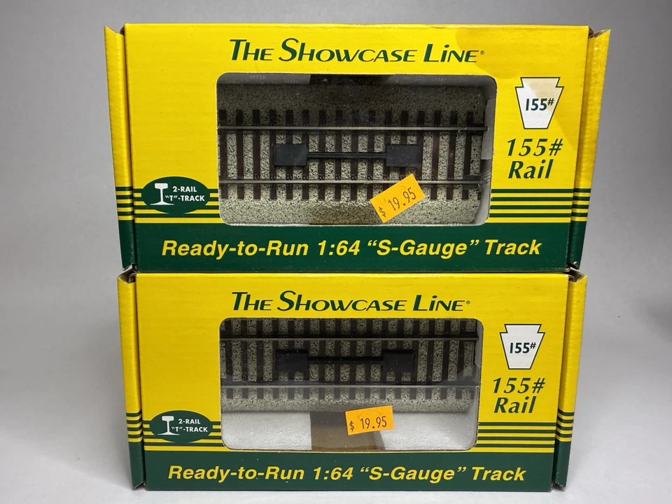 2 x S-Helper Service Showcase #00670 5” S-Gauge Track & Uncoupler w/ Button A20 - Image 3 of 4