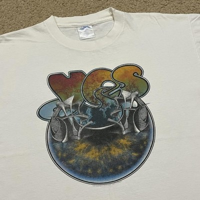 Vintage 1997 Yes Open Your Eyes Tour T Shirt Winterland Size Large