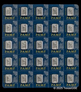 Platinum 25 Gram Bar – PAMP Mint .9995 Fine Platinum w/ Assay