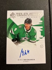 MIRO HEISKANEN DALLAS STARS # T-MH 2024 UD SP AUTHENTICS AUTOGRAPHED N/M