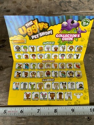 Series 1 Collector's Guide for ''The Ugglys Pet Shop'' toys from Moose Toys