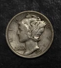 1923 Mercury Dime     Lot Y3174