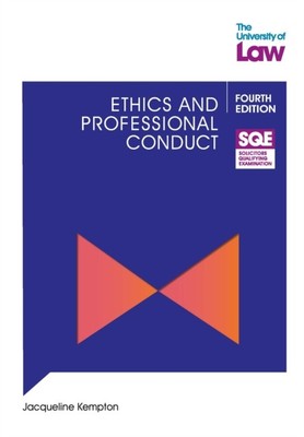 SQE - Ethics and Professional Conduct 4e by Jacqui Kempton (Paperback Book)