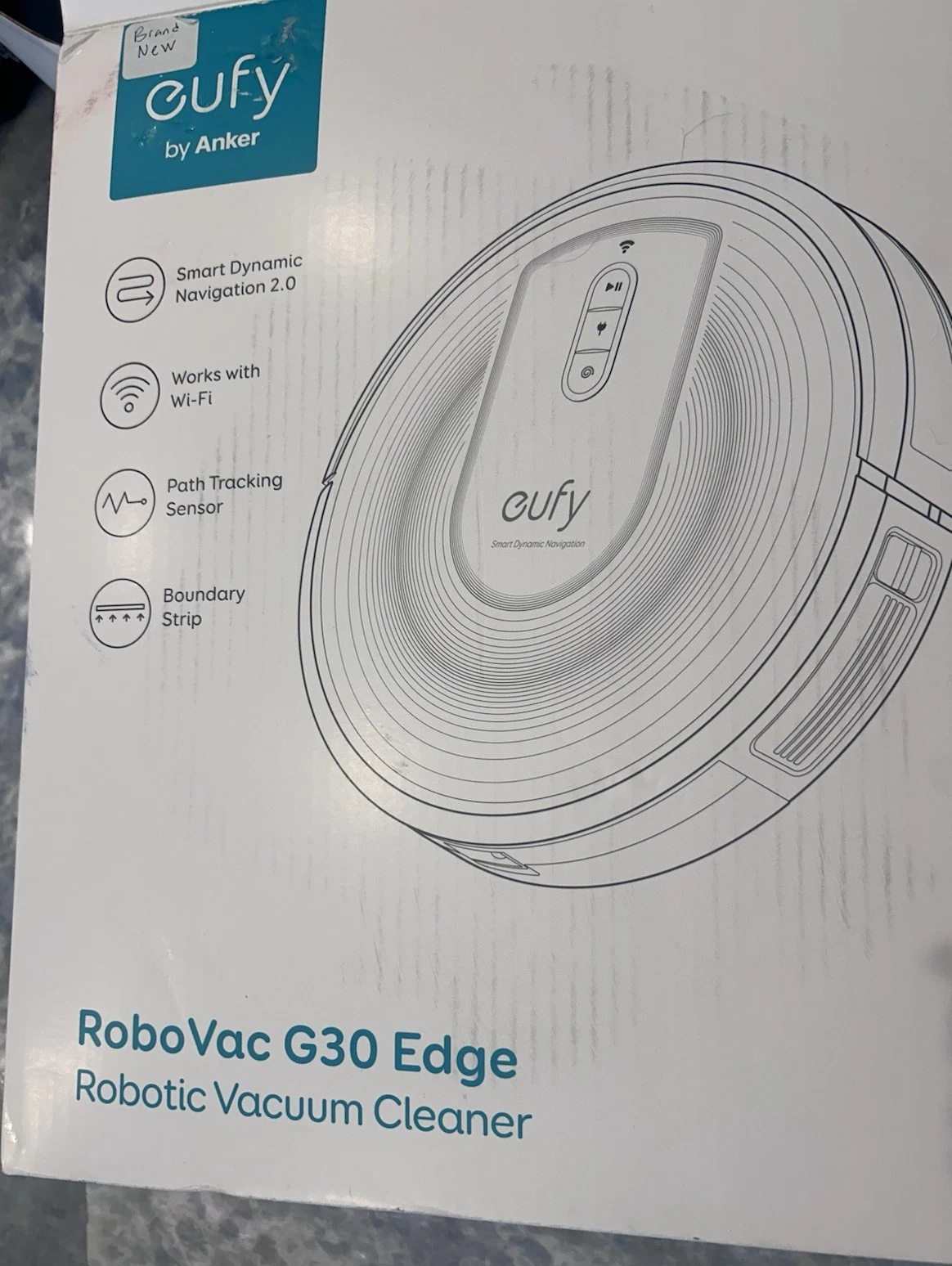 Eufy RoboVac G30 Edge Robotic Vacuum, Smart Navigation, Wi-Fi, Boundary Strip
Opens in a new window