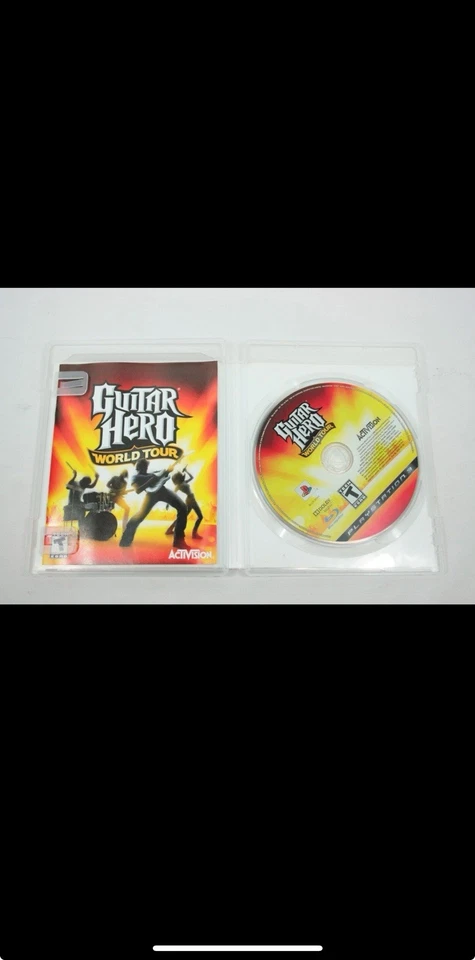 Guitar Hero PS3 Game World Tour BRAND NEW Condition. Never Been Played - Image 3 of 4