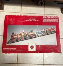 Dillard's New Bright Holiday Express Train Tested Working ~ Parts~Repair - READ